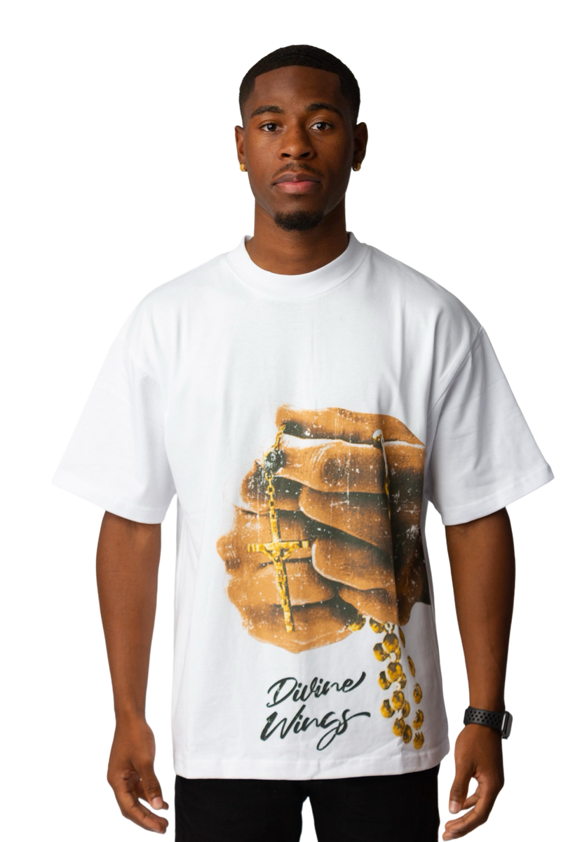 Have Faith Oversized Tee White