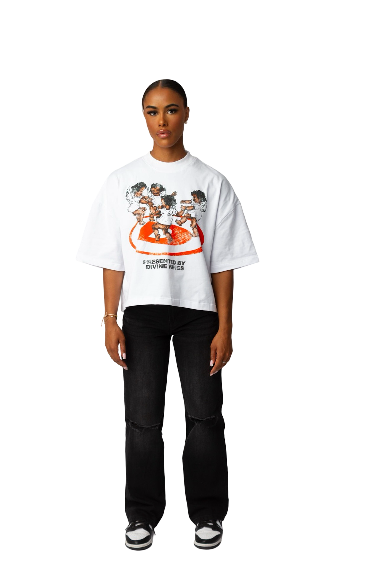 Stick Together Boxy Cropped Tee Divine Wings Stick together boxy cropped tee divine wings